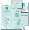 1 Bedroom 1 Bath